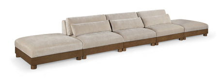 Turin - Fabric Upholstered Modular Sectional - Taupe