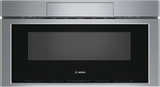Bosch HMD8054UC 30 inch drawer microwave stainless steel front view