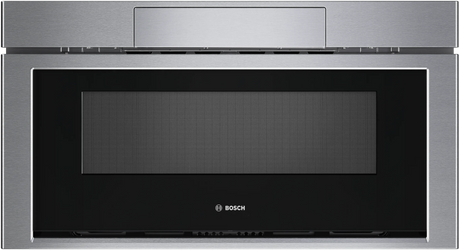Bosch HMD8054UC 30 inch drawer microwave stainless steel front view