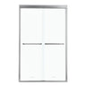 Modern Double Sliding Shower Enclosure, Tempered Glass