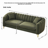 Tufted Oversized Sofa For Living Spaces