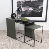 Vestal - 3 Piece Rectangular Nesting Table Set - Gray