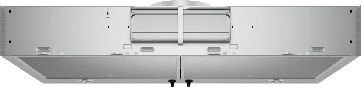 Bosch DUH36253UC range hood dishwasher safe mesh filter detail