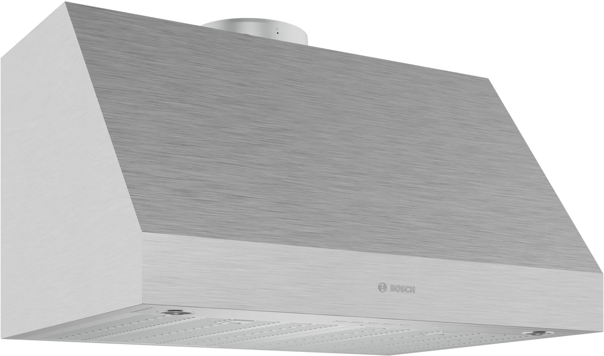 Bosch DUHP0853UC Benchmark under cabinet hood angled view