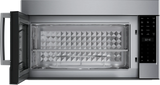 Bosch HMV8054U over-the-range microwave with door open
