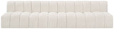 Arc - Boucle Fabric 4 Seats Modular Sofa