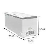 77 in. Commercial Chest Freezer 24 cu ft. SCF-24C.