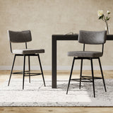 Retro Swivel Counter Stools (Set of 2)