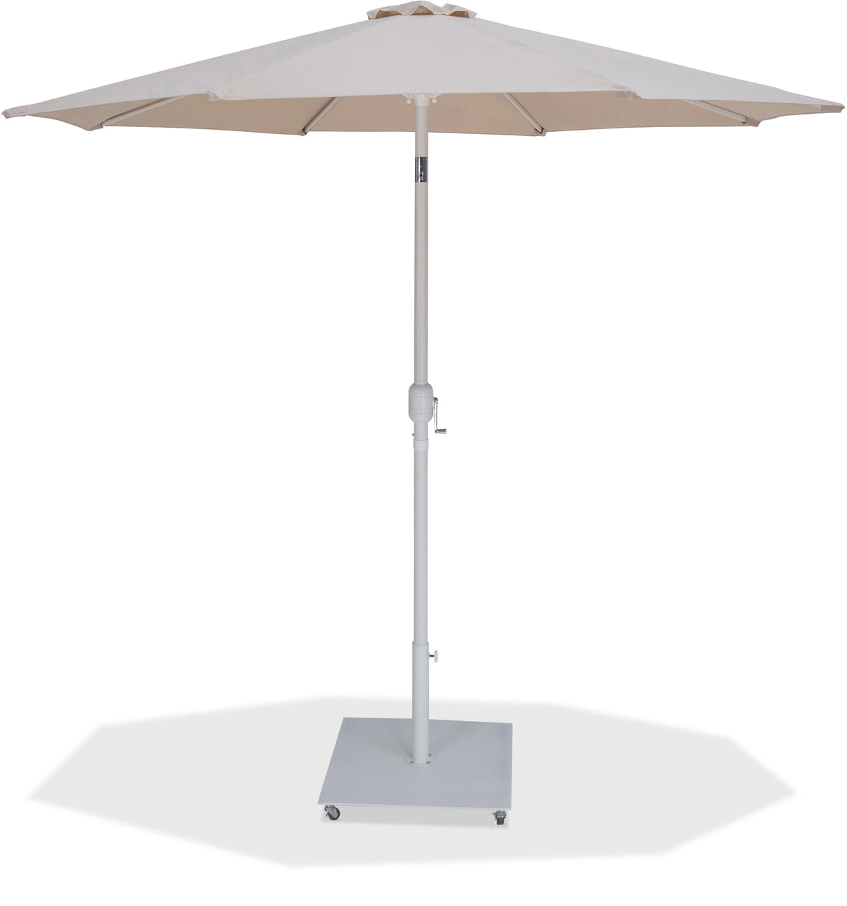 Fiji - Aluminum Patio Umbrella With Square White Base