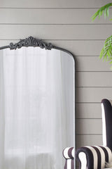 Arch Mirror, Baroque Inspired Wall Decor For Bathroom, Bedroom, Living Room