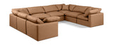 Indulge - Faux Leather 8 Piece Modular Sectional