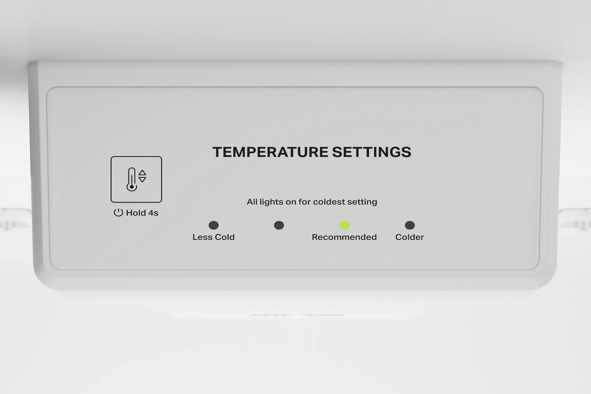 Amana ARTX2014TB up-front temperature control detail