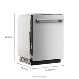 KitchenAid KDTS624SPS dishwasher dimensions