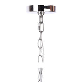 Crystal - Globe Contemporary Metal Pendant Lamp - Chrome Metal With Clear K9 Crystal Accents From Grandview Gallery