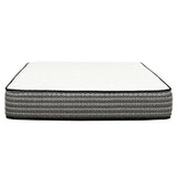 Premium 12" Queen Size Hybrid Mattress In A Box Soft Gel Memory Foam Top With Cooling Technology - Gray / White