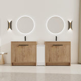 Freestanding Bathroom Vanity & Sink, Storage Cabinets, Soft Closing Doors