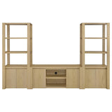 Laurelton - 3 Piece Entertainment Center TV Stand - Light Oak