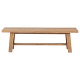 Backless Dining Bench - Natural