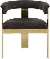 Romeo - Boucle Dining Chair With Gold Base (Set of 2)