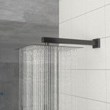 10" Square Rainfall Shower Head With Silicone Nozzle - Oil-Rubbed Bronze