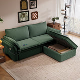 2 In 1 Convertible Sofa Bed, Multi Functional Living Room Furniture