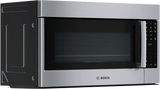 Bosch HMV8054U over-the-range microwave left angle view