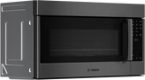 Bosch HMV8045U over-the-range microwave left angle view