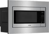 Bosch HMB30155UC built-in microwave oven left angle view