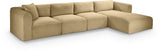 Shaggy - 4 Piece Modular Sectional