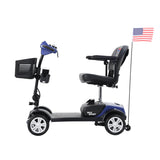 Max Sport - 4 Wheels Outdoor Compact Mobility Scooter With 2 Pieces X 12Ah Lead Acid Battery