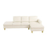L - Shaped Sectional Sofa With Chaise & Ottoman
