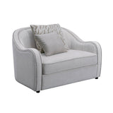 Mahler - Chair With 2 Pillows - Beige Linen