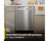 Whirlpool dishwasher feature infographic
