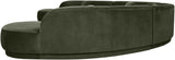 Avra - 189" Velvet Performance Fabric Upholstered Sectional