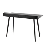 Harvey - Contemporary Desk - Black Steel