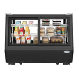 35 in. Self-Service Countertop Display Refrigerator in Black (CDC-165-BK)