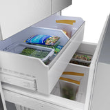 Bosch B36FD52SNS freezer drawer storage detail