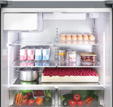 Bosch B36CD52SNB door open with food close up