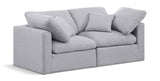 Indulge - Linen 2 Seat Modular Sofa