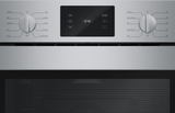 Bosch HBL5455LUC wall oven control panel with metal knobs