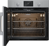 Bosch HBL5455LUC wall oven with left side opening door open