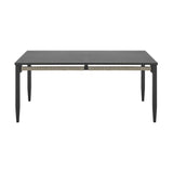Zella - Rectangular Dining Table - Charcoal / Light Gray
