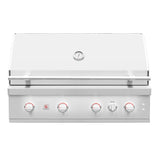 Summerset Quest 42-in 3 Burner Built-In Natural Gas Grill w/ Rear Infrared Burner, Rotisserie Kit, & Drop-In Griddle Plate - QST42-NG