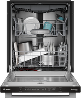 Bosch SHX65DM5N door open with racks and styling