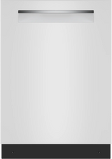Bosch SHP65DM2N white dishwasher front facing view