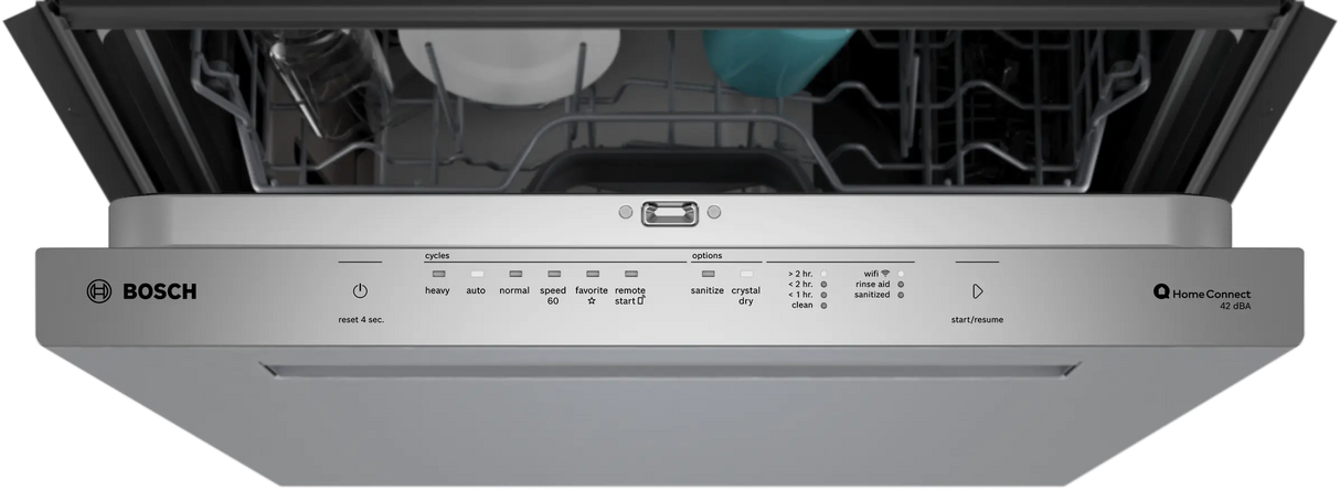 Bosch SHP78DM5N top control panel detail