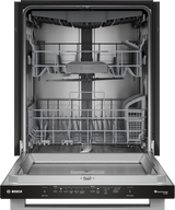 Bosch SHX53DM5N door open with racks pushed in