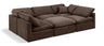Indulge - Velvet 6 Piece Modular Sectional