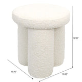 Wesley - Stool - Ivory