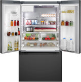 Bosch B36CD52SNB refrigerator doors open with food
